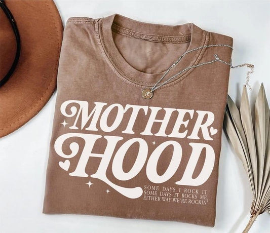Mother Hood Tshirt, Trendy Mama Tee, Mom Life, Graphic Mom Shirt, Motherhood, Cool Mom Club Shirt