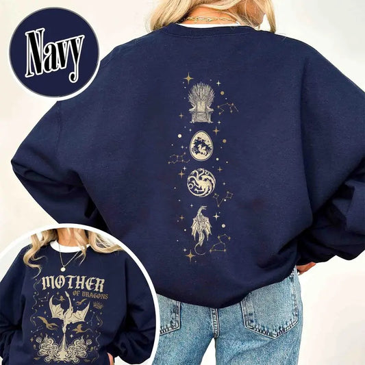 Mother Of Dragons Sweatshirt, Mother Of Dragons Shirt, Mother Of The Dragons T Shirt, GoT Gift, Dragon Shirt, Dragon Lover Shirt, Gift For Her