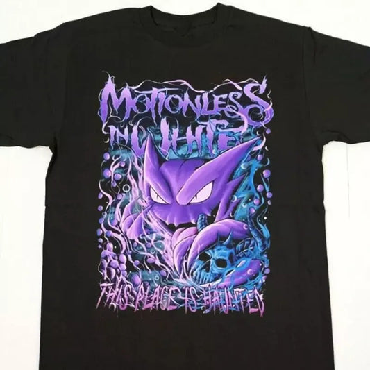 Motionless In White This Place Is haunted T shirt All Size MH658 Menswear Top