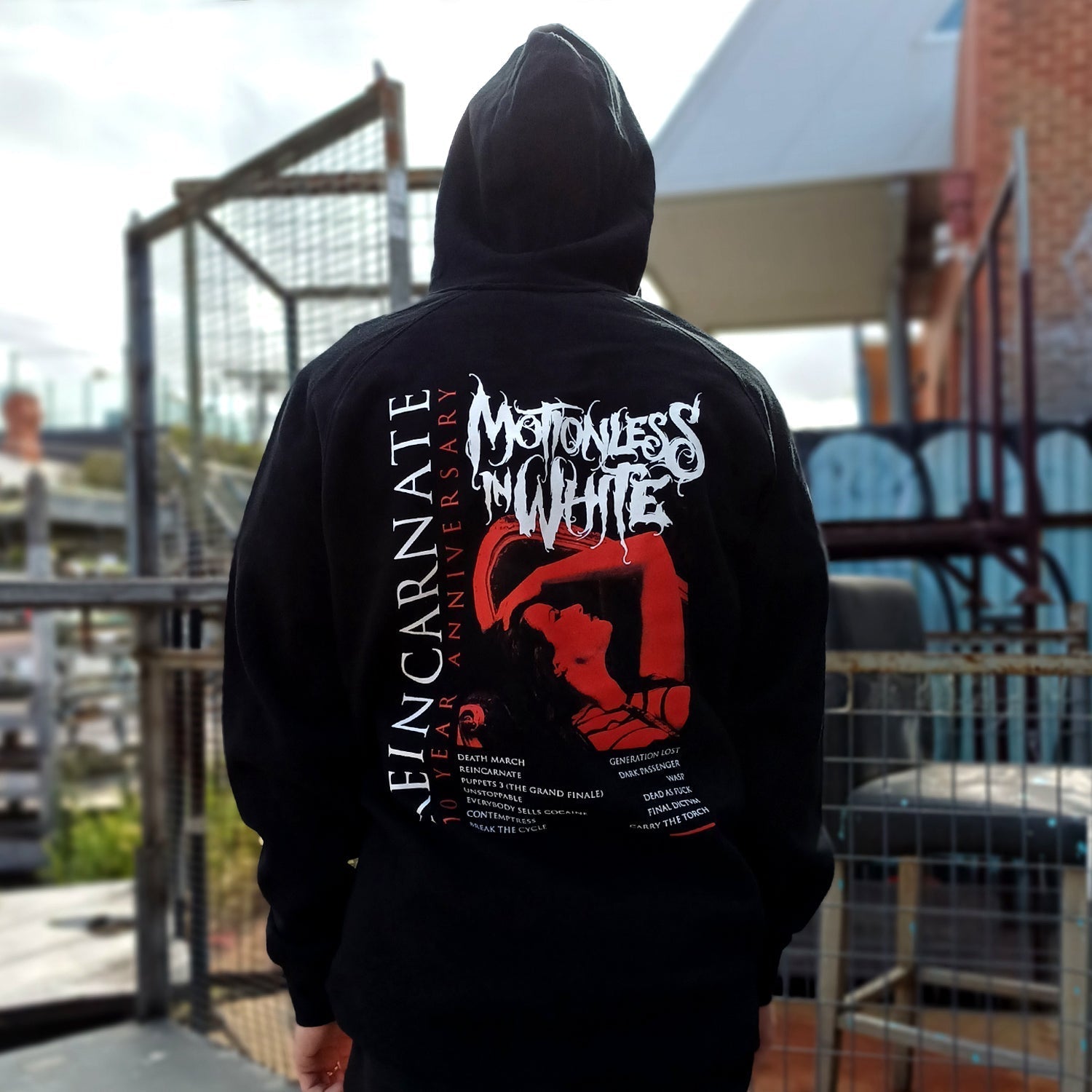 Tracklist Pullover Hoodie (Black) T-Shirts, Sweatshirt | CoreVibeTees.com (Image 5)