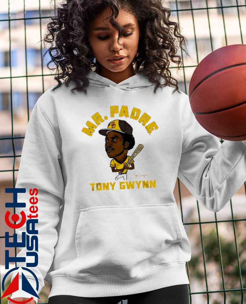 Mr. Padre Tony Gwynn superstar caricature signature shirt