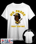 Mr. Padre Tony Gwynn superstar caricature signature shirt