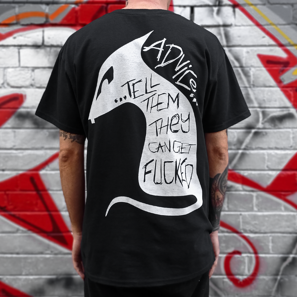 Advice T-Shirt (Black) Hoodie, Sweatshirt | CoreVibeTees.com (Image 3)