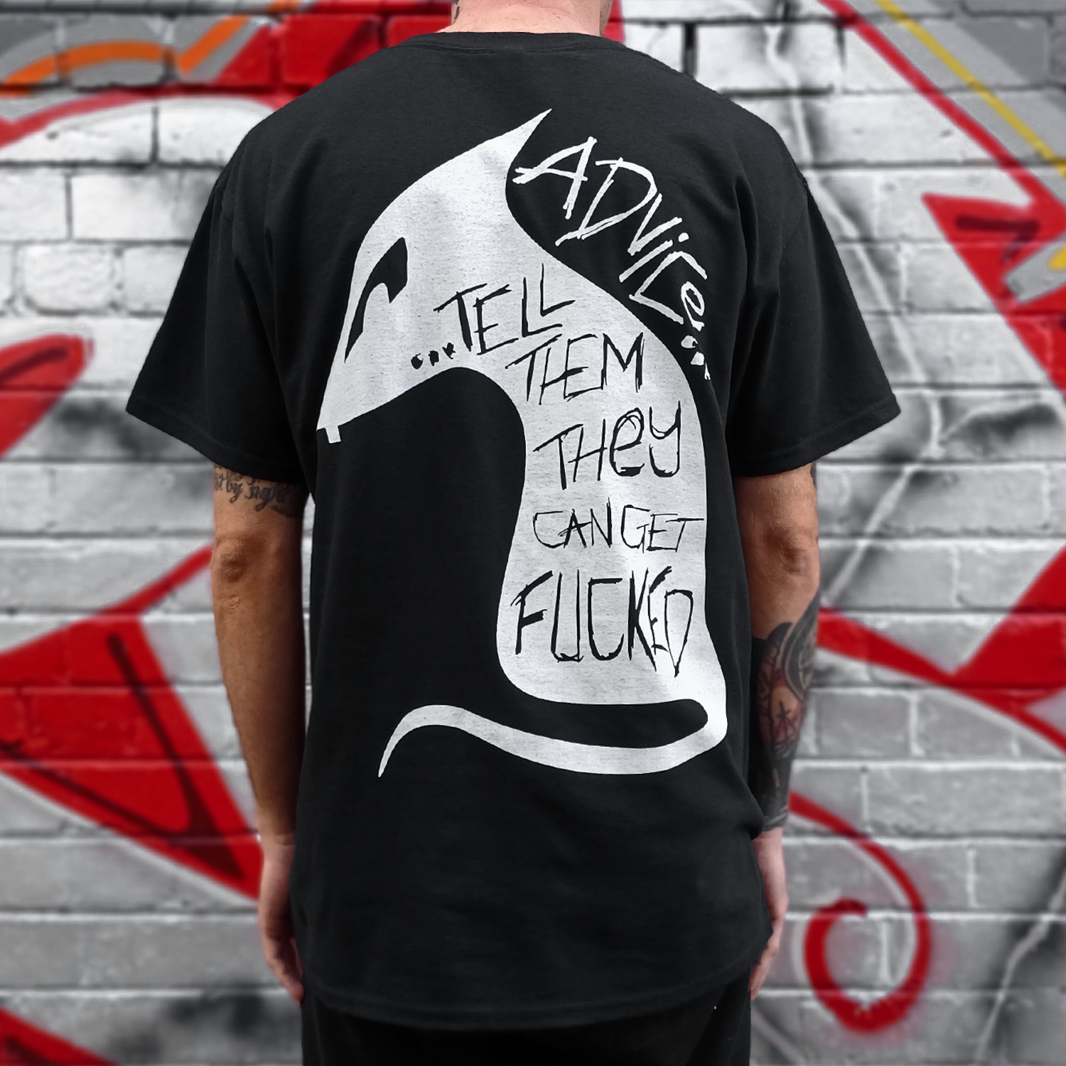 Advice T-Shirt (Black) Hoodie, Sweatshirt | CoreVibeTees.com (Image 3)