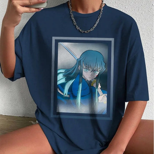 Muichiro Tokito Shirt, Mist Hashira Sweatshirt Hoodie, Demon Slyer Merch, Kitmetsu No Yaiba Outfits, Anime lover sweatshirt hoodie, Gift for him, gift for Friends, Cotton Menswear, Y2k shirt, trendy design shirt, Graphic Shirtstyle{n002}2