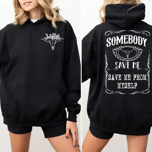 Music Fest Apparel, Country Fans Top,Sb Save Me Jeiiy R0ll 2 Sides Hoodie, Unisex Long Sleeve Pullover Hoodie Shirt