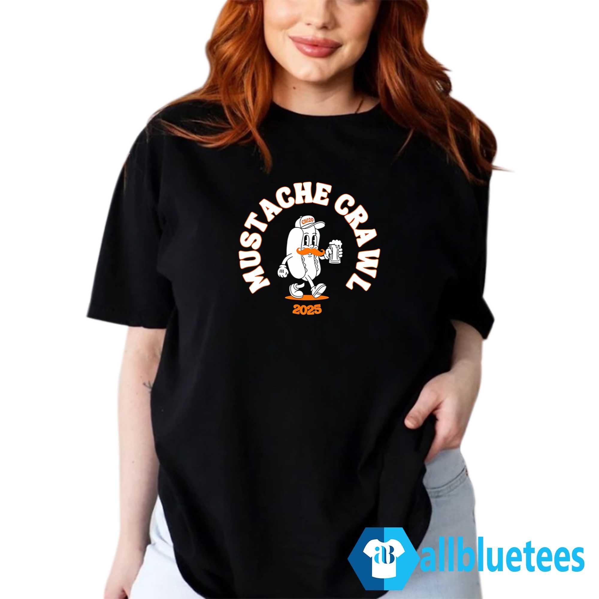 Mustache Crawl 2025 Shirt