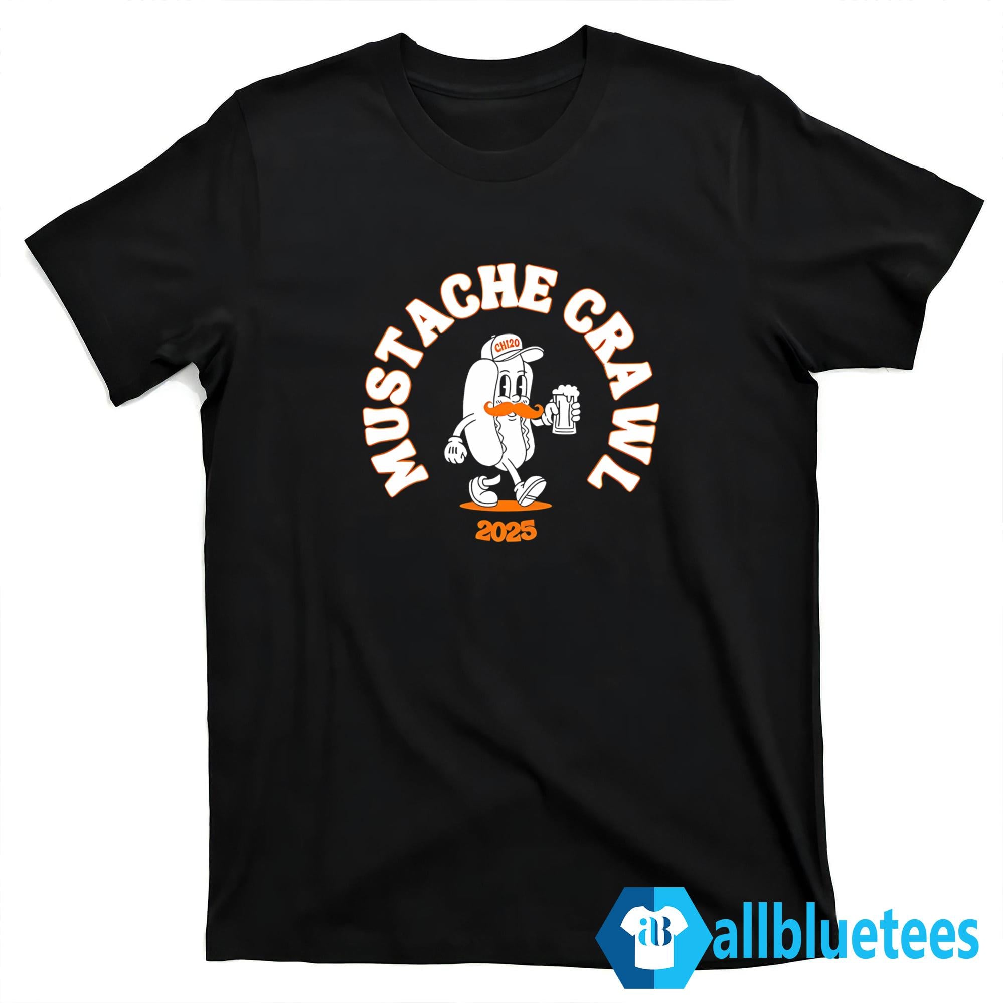 Mustache Crawl 2025 Shirt