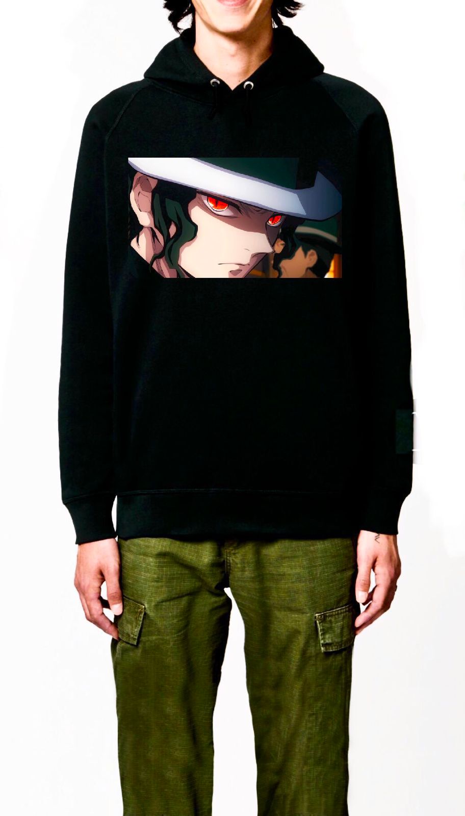 Muzan Kibutsuji Black Hoodie T-Shirts, Sweatshirt | CoreVibeTees.com