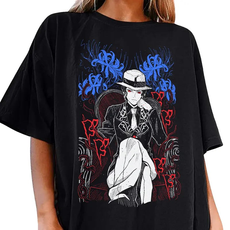 Muzan Kibutsuji the Demon King t-shirt, Demon Slayer main characters shirt, Kimetsu No Yaiba t-shirt, anime sweatshirt hoodie, Tanjiro shirt, Rengoku t-shirt