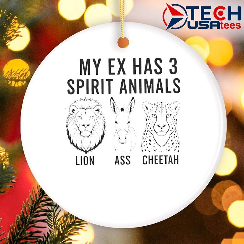 My ex has 3 spirit animals lion ass cheetah 2026 shirt