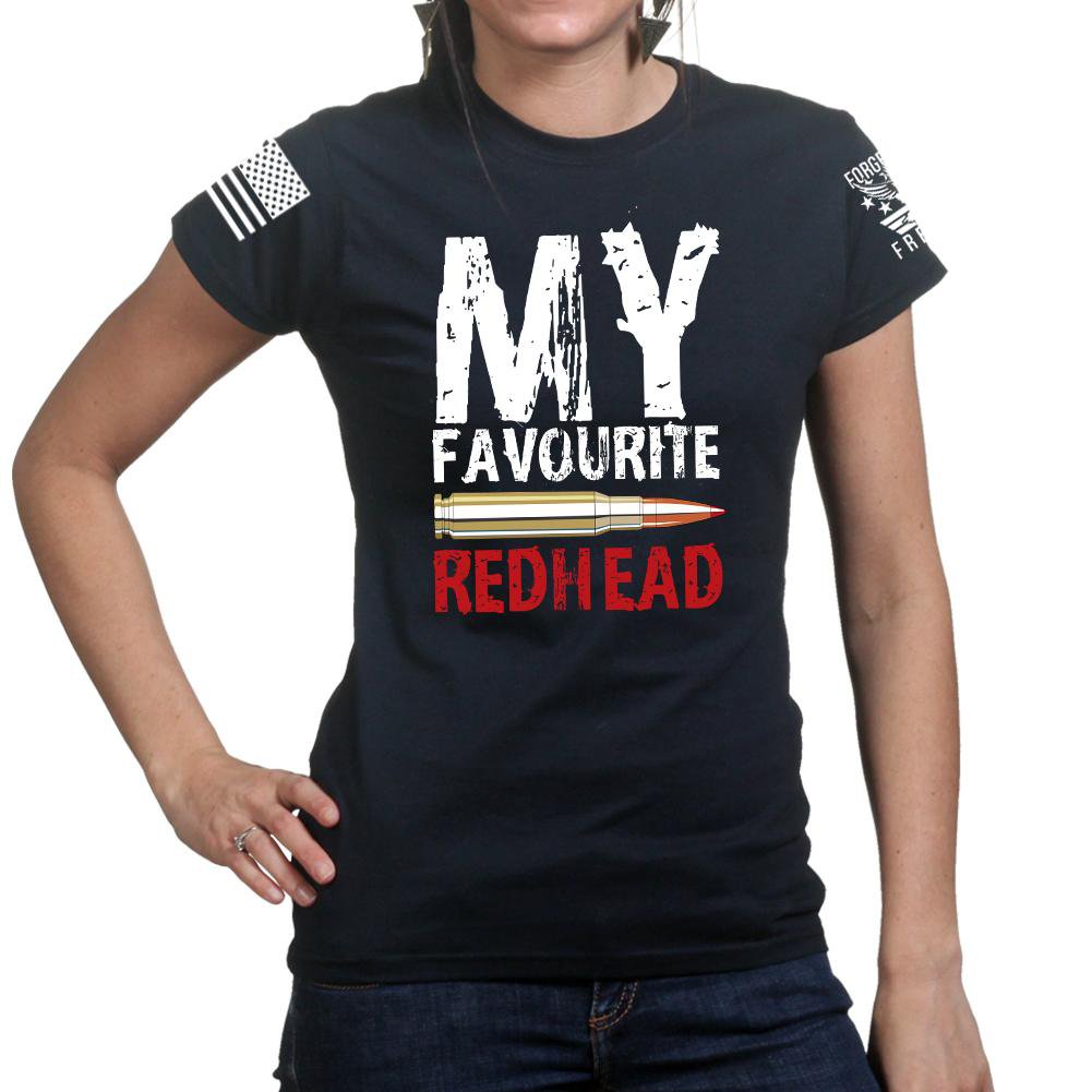 My Favorite Redhead Ladies T-shirt Hoodie, Sweatshirt | CoreVibeTees.com (Image 1)