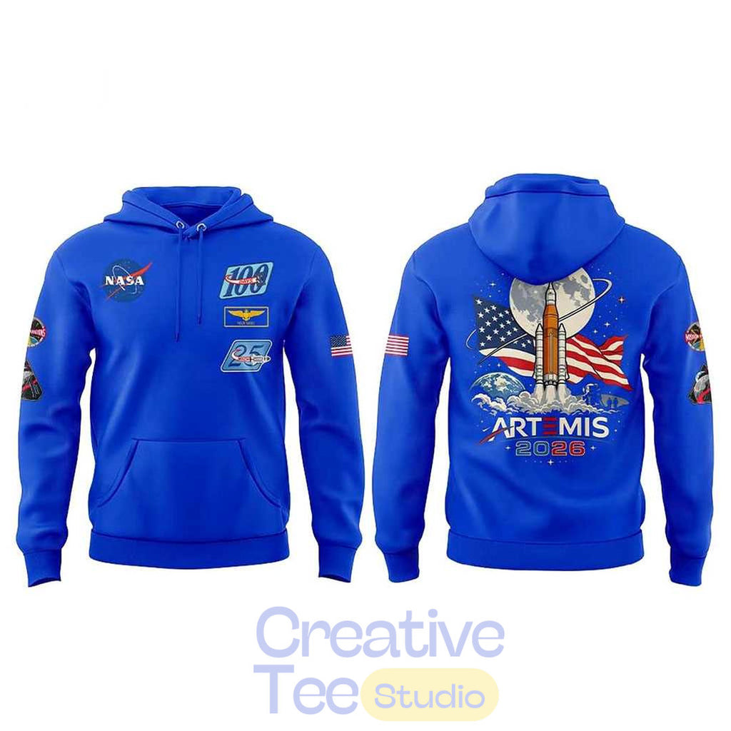 NASA 2026 Artemis II Moon Mission Special Hoodie