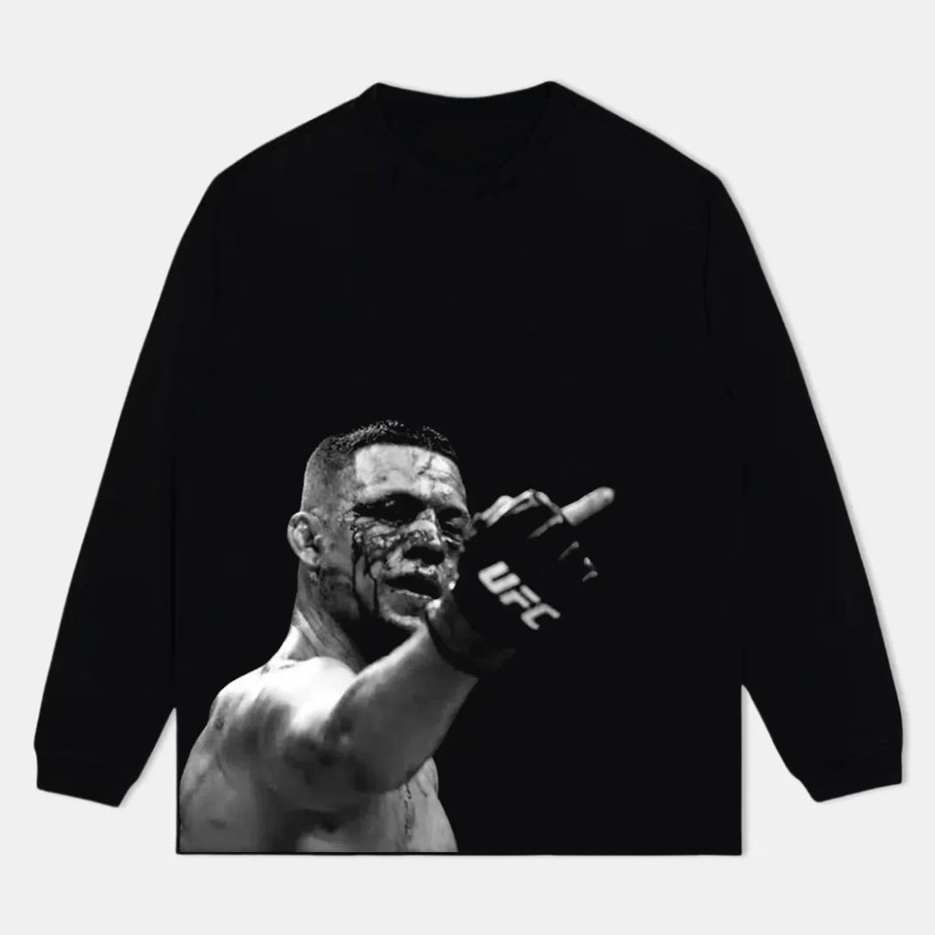 Nate Diaz Sweatshirt Style001 T-Shirts, Hoodie | CoreVibeTees.com (Image 1)