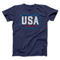 USA Badge Logo Men/Unisex T-Shirt Hoodie, Sweatshirt | CoreVibeTees.com (Image 1)