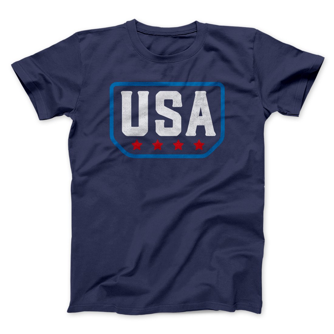 USA Badge Logo Men/Unisex T-Shirt Hoodie, Sweatshirt | CoreVibeTees.com (Image 1)