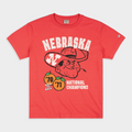 Nebraska 1970-71 National Champs Vintage Heavyweight Tee Hoodie, Sweatshirt | CoreVibeTees.com (Image 1)
