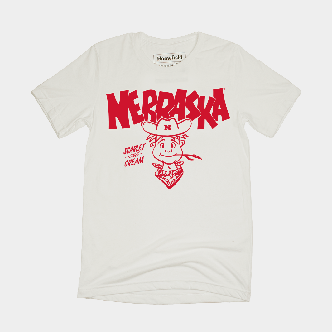 Nebraska Scarlet and Cream Herbie Husker Tee Style001 Hoodie, Sweatshirt | CoreVibeTees.com (Image 1)