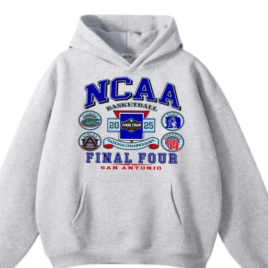 NCAA 2025 Basketball Final Four San Antonio Hoodie, Graphic NCAA Sport Team Tournament Shirt, Gift Shirt For Men, Women Sport Classic