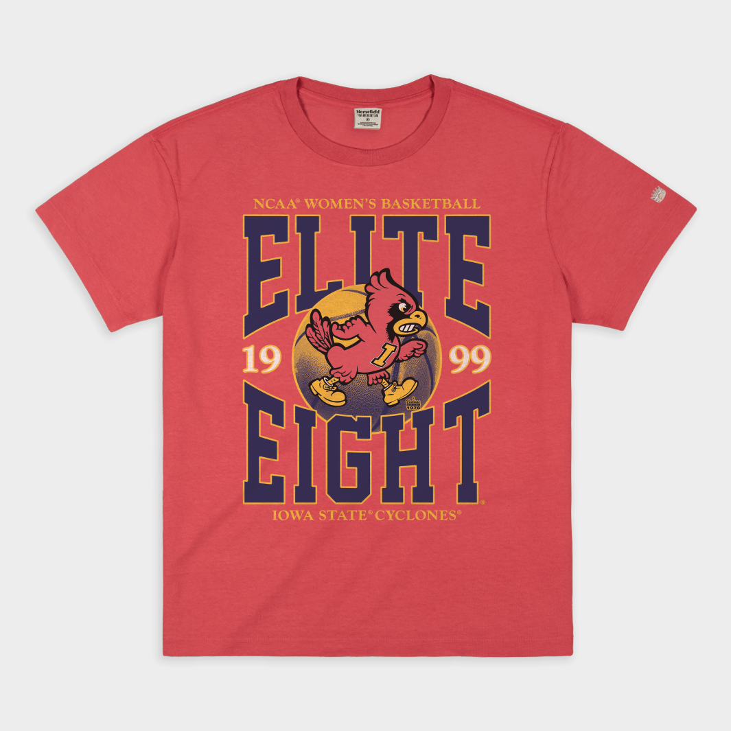Iowa State Women's Basketball 1999 Elite Eight Heavyweight Tee Style001 Hoodie, Sweatshirt | CoreVibeTees.com