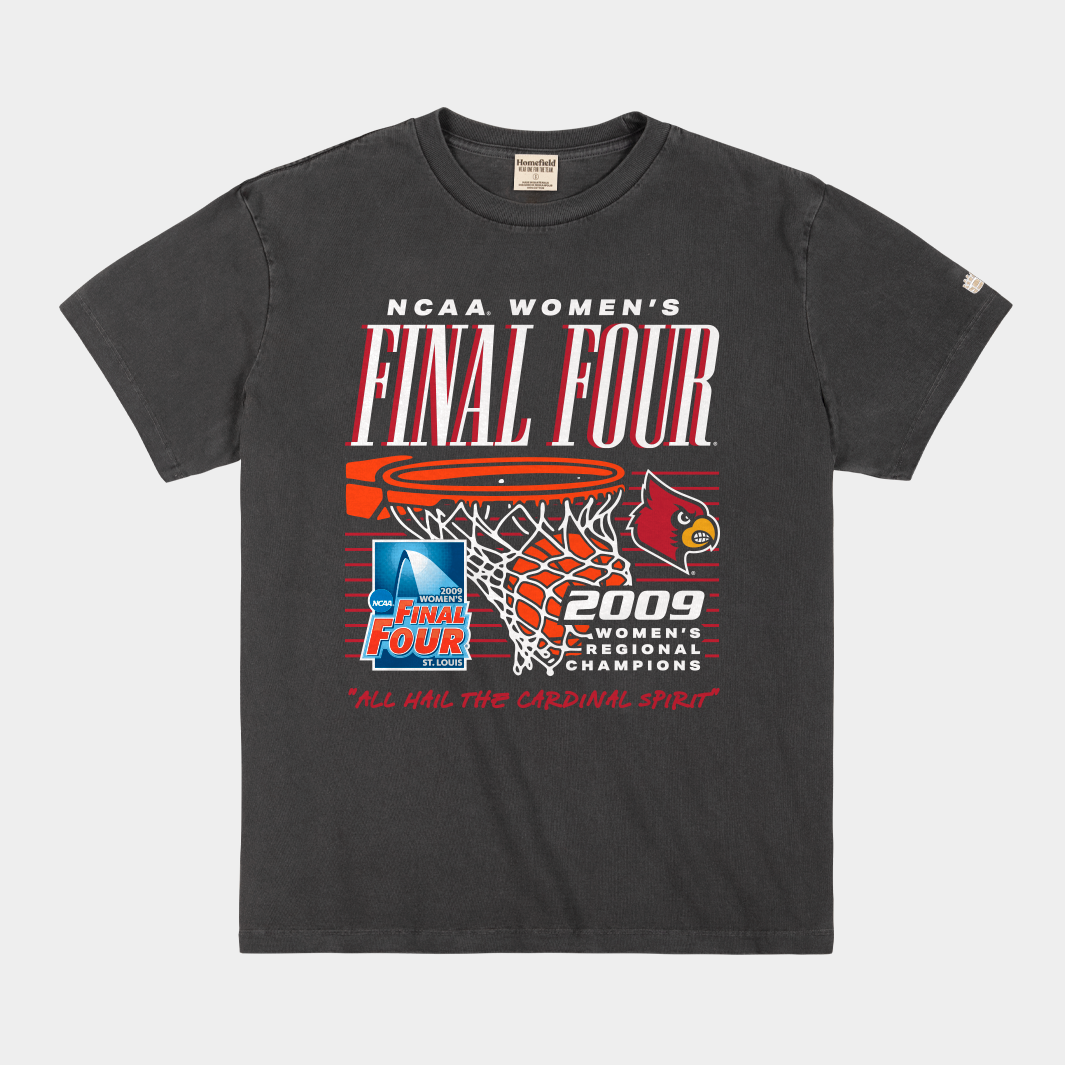 Louisville Women's Basketball 2009 Final Four Heavyweight Tee Style001 Hoodie, Sweatshirt | CoreVibeTees.com