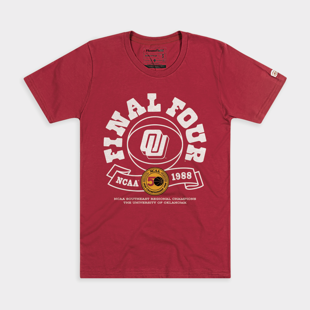 Oklahoma Men's Basketball 1988 Final Four Tee Style001 Hoodie, Sweatshirt | CoreVibeTees.com