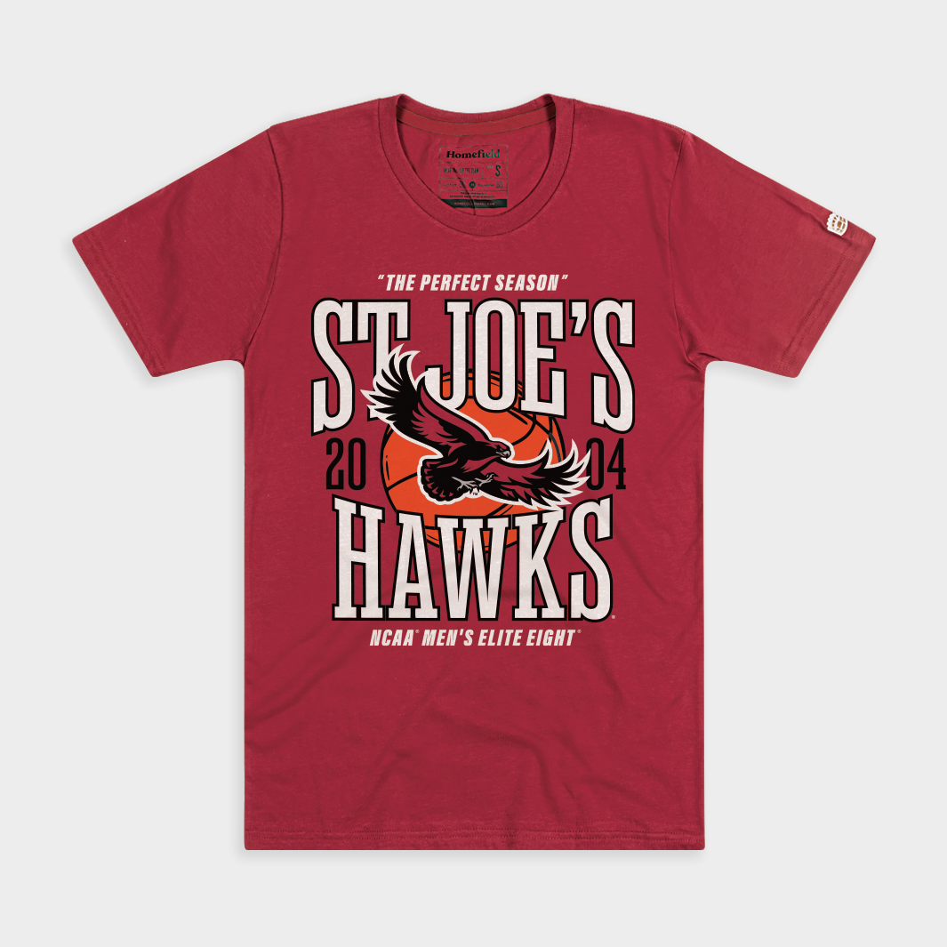 Saint Joseph's Hawks 2004 Elite Eight Tee Hoodie, Sweatshirt | CoreVibeTees.com