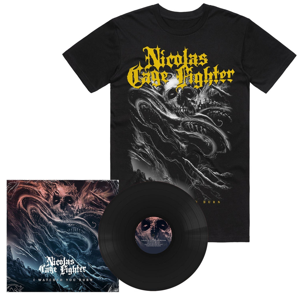 I Watched You Burn LP (Black Vinyl) + I Watched You Burn B&W T-Shirt (Black) Hoodie, Sweatshirt | CoreVibeTees.com