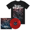 I Watched You Burn LP (Red Vinyl) + I Watched You Burn T-Shirt (Black) Hoodie, Sweatshirt | CoreVibeTees.com