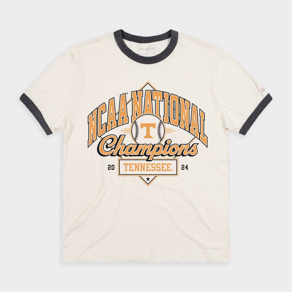 Tennessee Baseball 2024 National Champs Ringer Tee Hoodie, Sweatshirt | CoreVibeTees.com