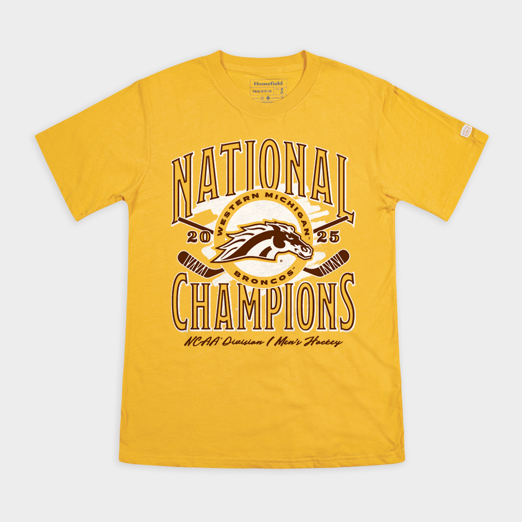 Western Michigan Men's Hockey 2025 National Champs Tee Style001 Hoodie, Sweatshirt | CoreVibeTees.com
