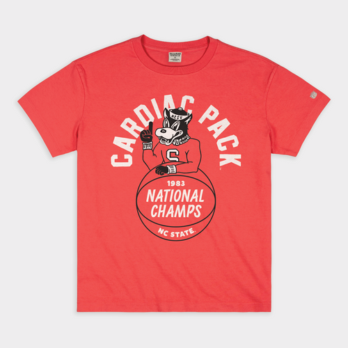 1983 NC State Cardiac Pack Champs Vintage Heavyweight Tee Style001 Hoodie, Sweatshirt | CoreVibeTees.com (Image 1)