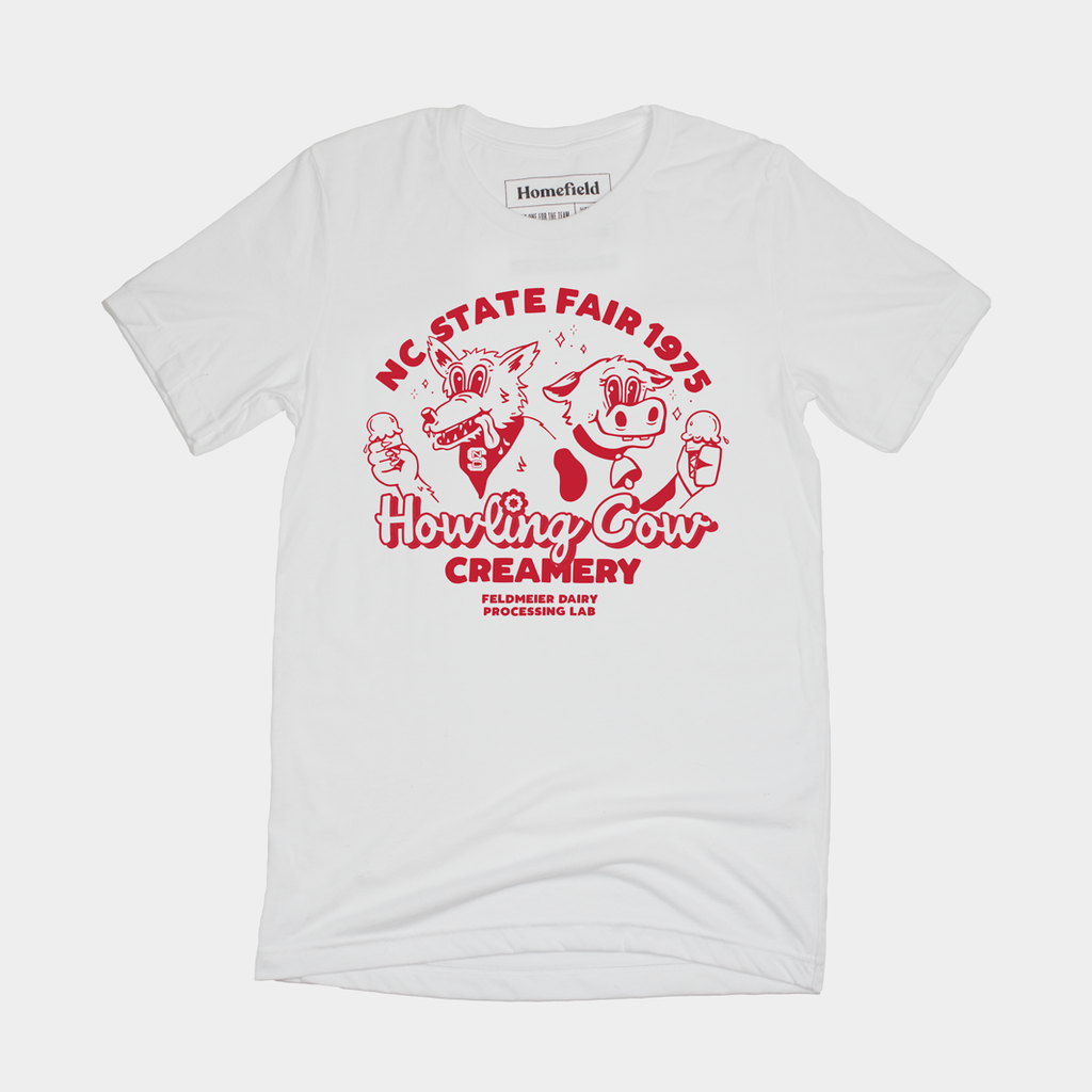 NC State Howling Cow Creamery Tee Hoodie, Sweatshirt | CoreVibeTees.com