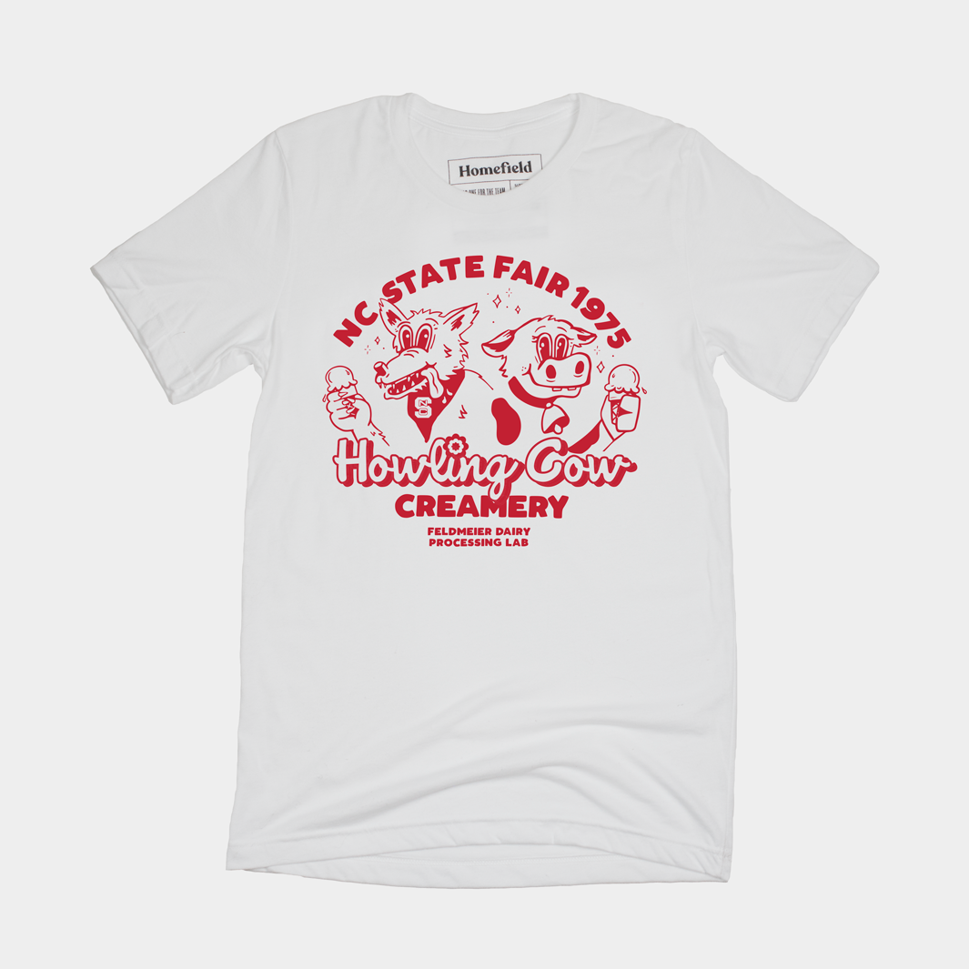 NC State Howling Cow Creamery Tee Hoodie, Sweatshirt | CoreVibeTees.com