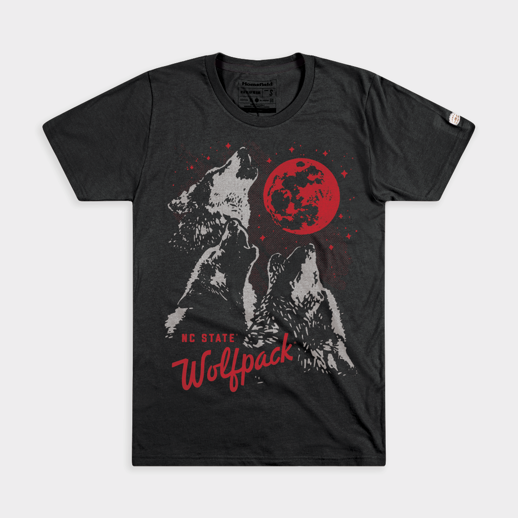 NC State Wolfpack Three Wolf Howl Tee Hoodie, Sweatshirt | CoreVibeTees.com