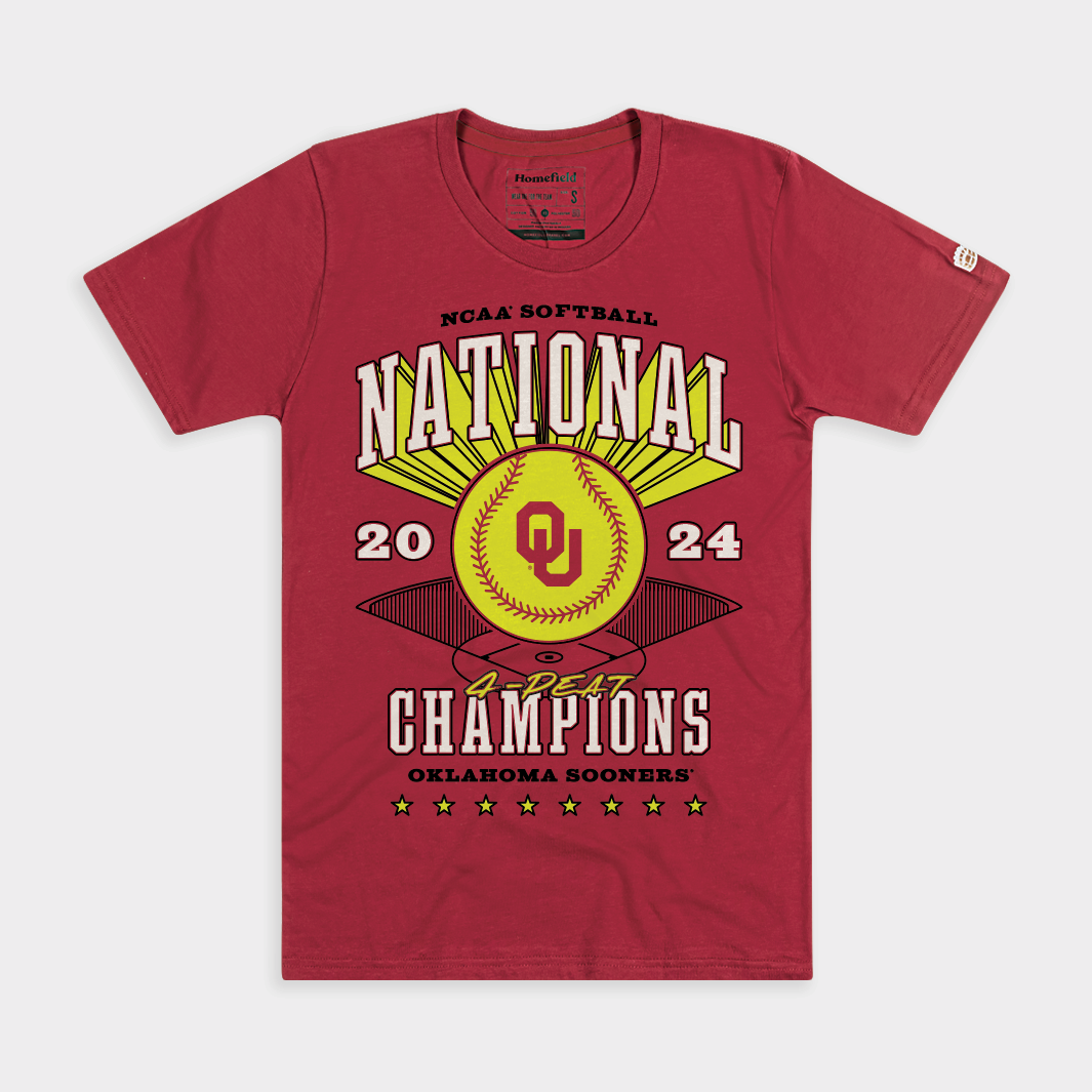 Oklahoma Sooners Softball 2024 National Champs Tee Style001 Hoodie, Sweatshirt | CoreVibeTees.com