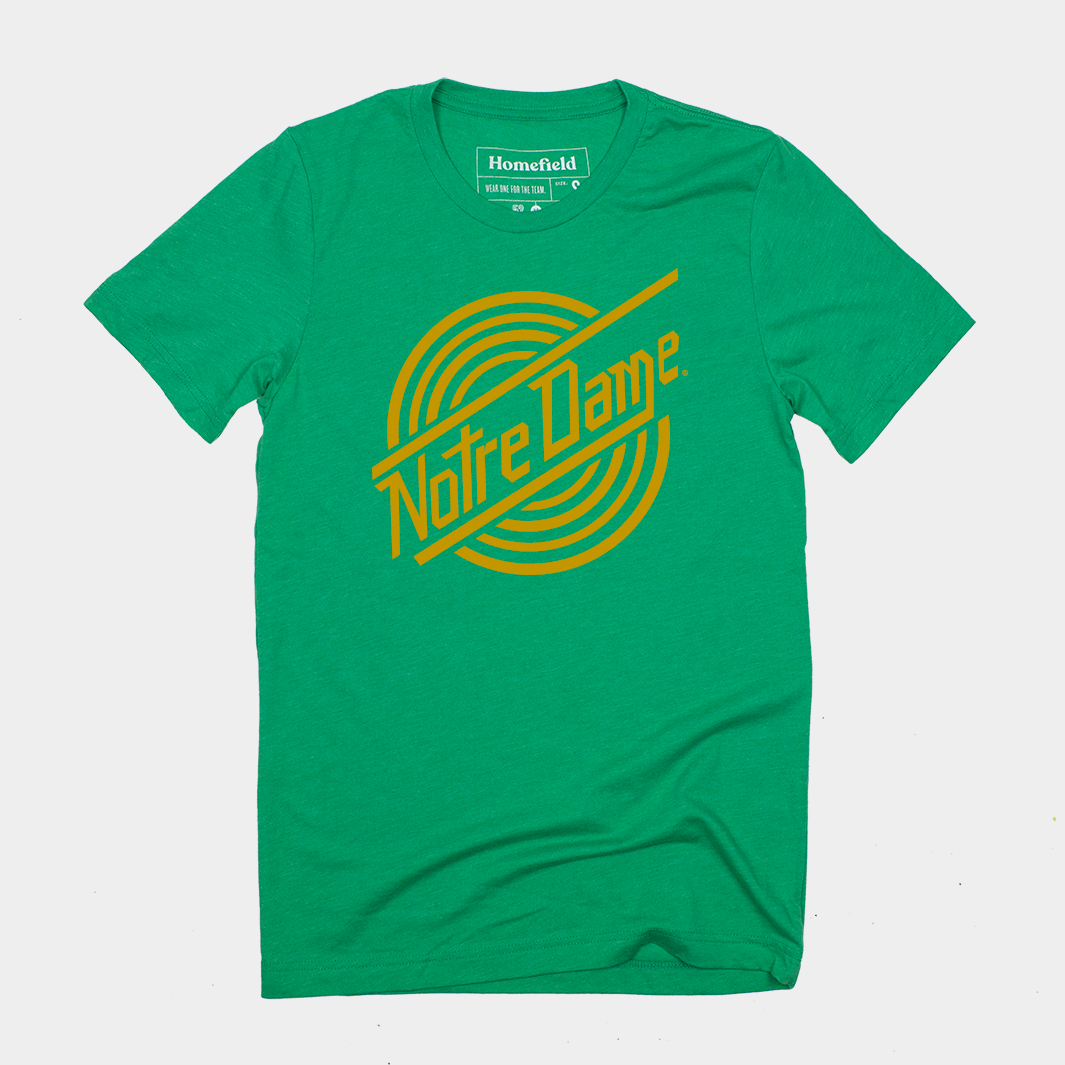 Vintage Notre Dame Fighting Irish 1970s Tee Style001 Hoodie, Sweatshirt | CoreVibeTees.com