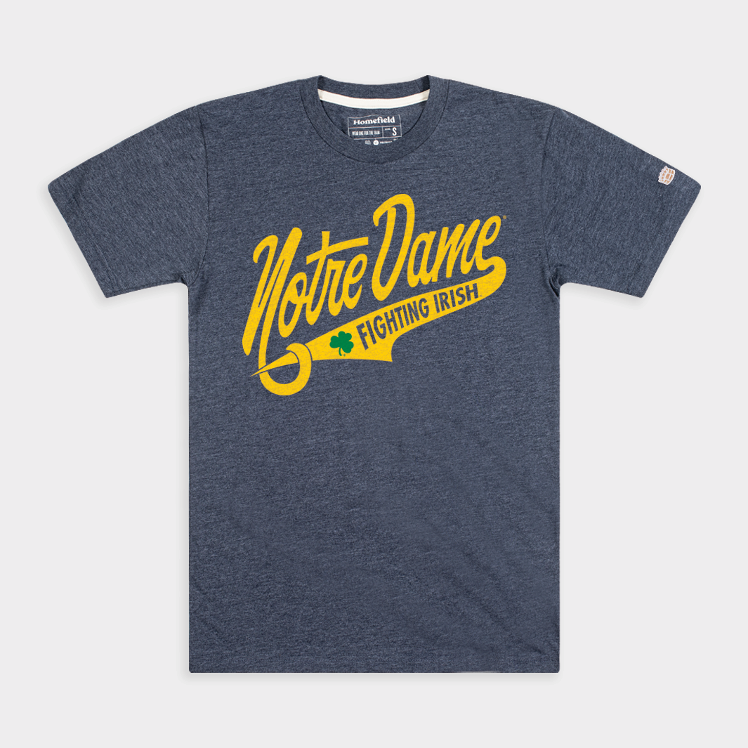 Vintage Notre Dame Script Tee Style001 Hoodie, Sweatshirt | CoreVibeTees.com
