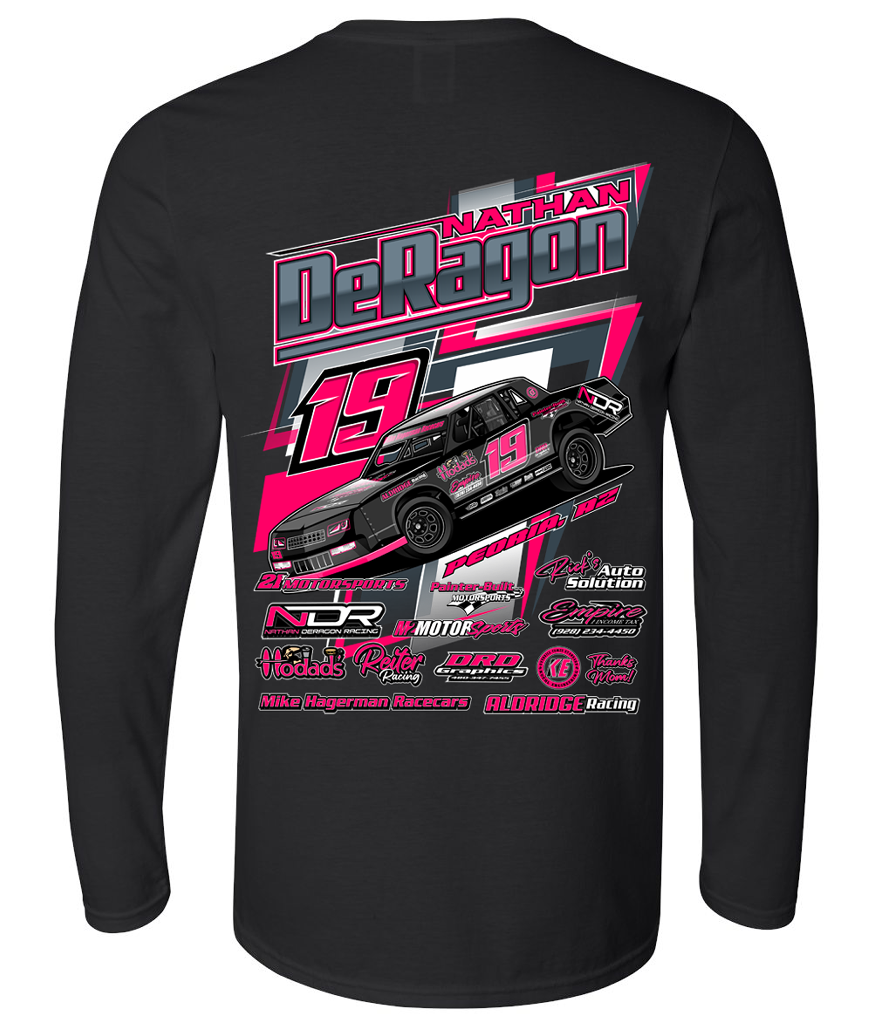 Nathan DeRagon Long Sleeve T-Shirt Hoodie, Sweatshirt | CoreVibeTees.com (Image 1)