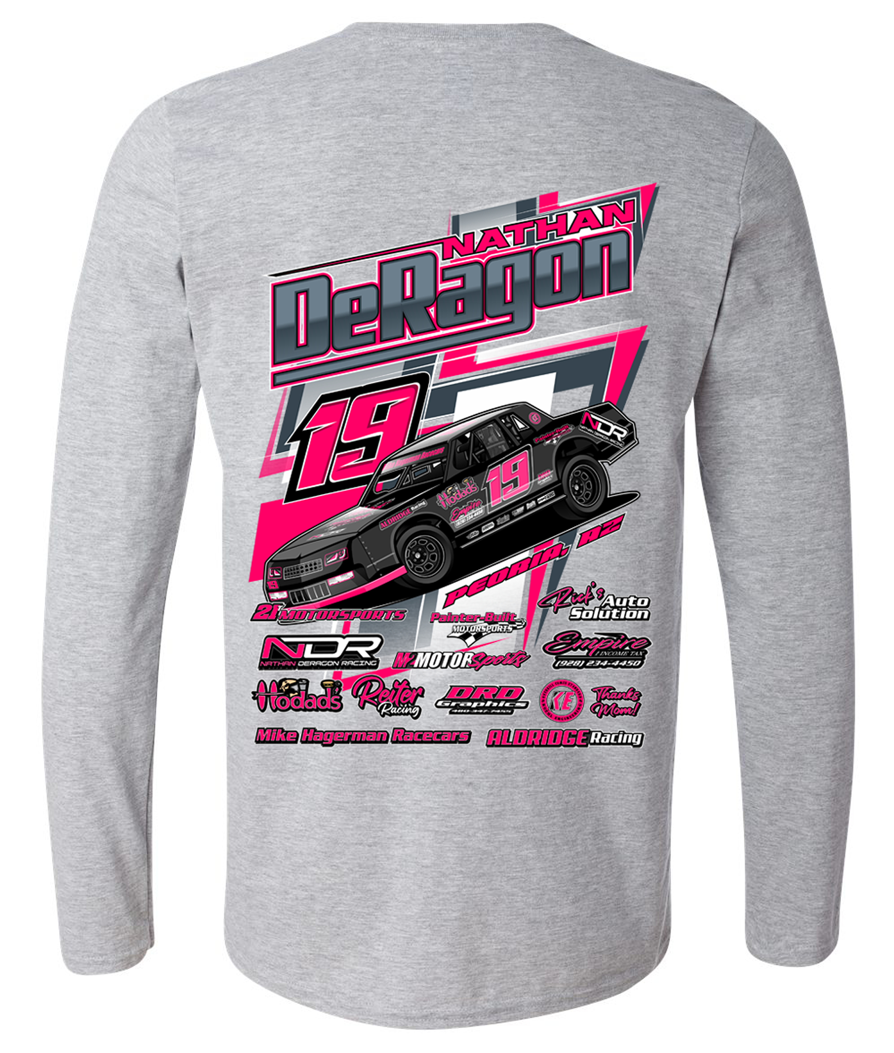 Nathan DeRagon Long Sleeve T-Shirt Hoodie, Sweatshirt | CoreVibeTees.com (Image 3)