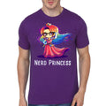 Nerd Princess Purple Half Sleeve T-Shirt Hoodie, Sweatshirt | CoreVibeTees.com