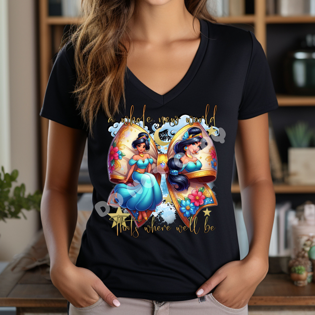 NEW WORLD BOW - BOW RUN- V NECK TEE/TANK TOP Hoodie, Sweatshirt | CoreVibeTees.com (Image 1)