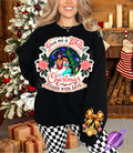 NEW WORLD- CREWNECK SWEATSHIRT  W/ SLEEVE PRINT T-Shirts, Hoodie | CoreVibeTees.com (Image 1)