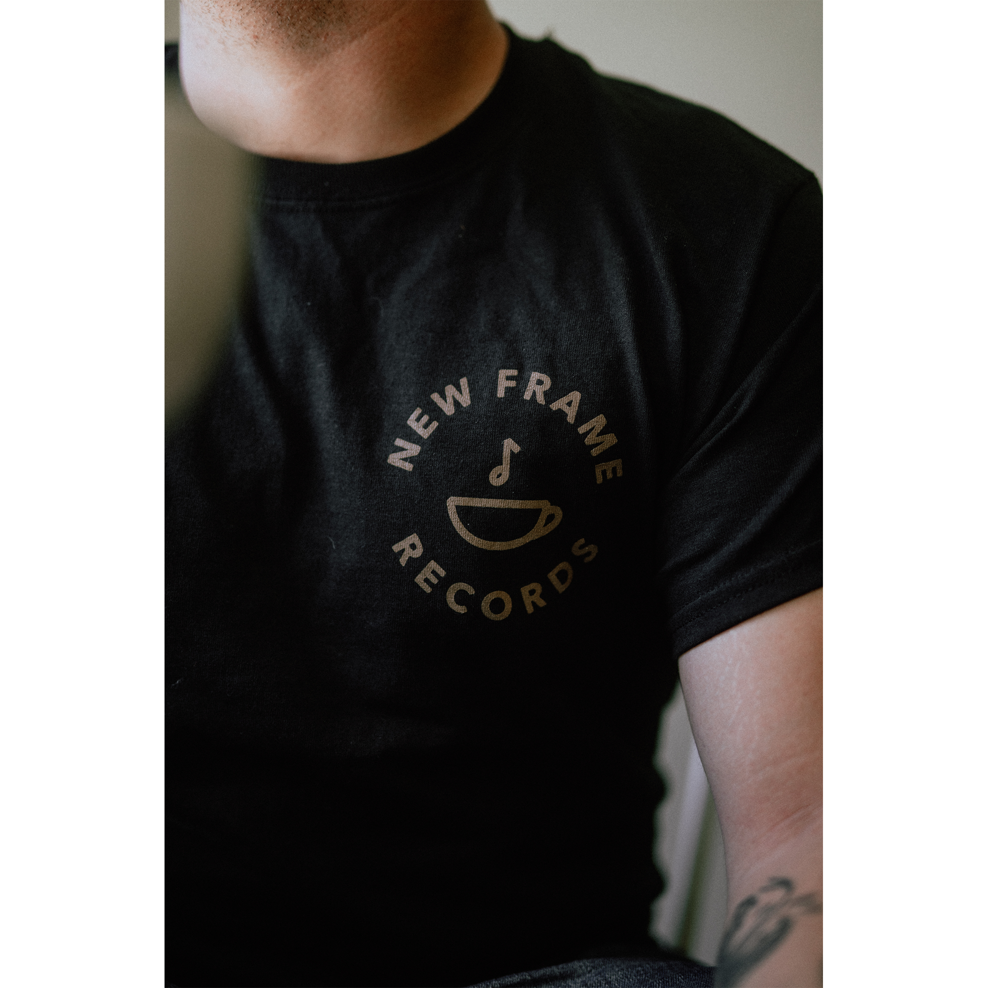 New Frame Records - Logo Tee Hoodie, Sweatshirt | CoreVibeTees.com (Image 2)
