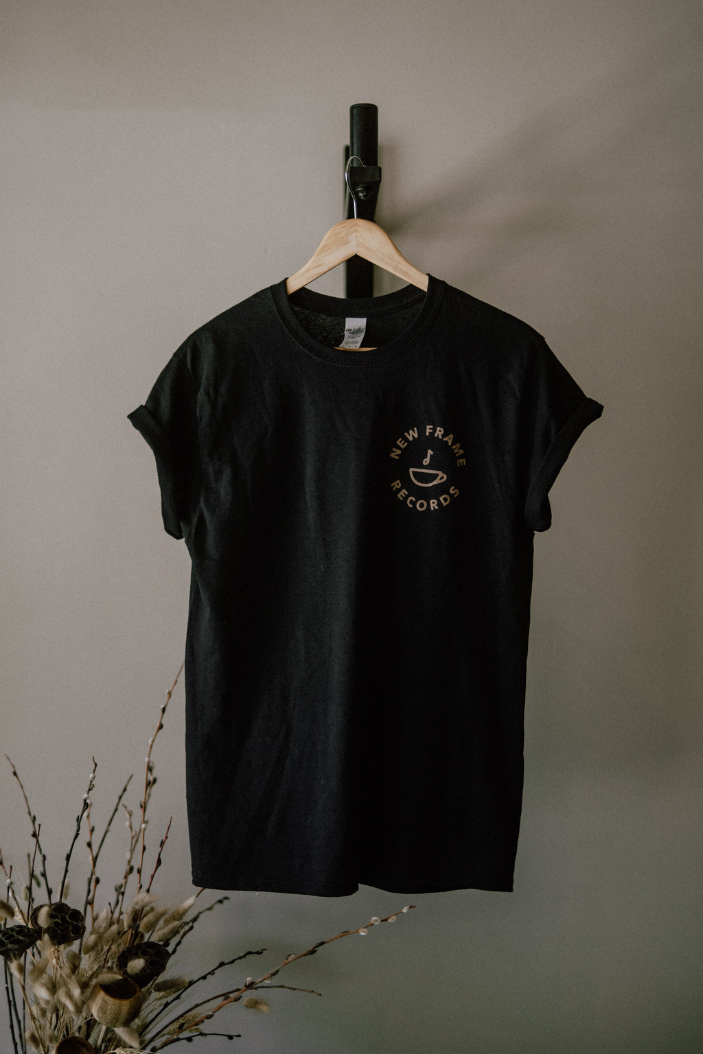 New Frame Records - Logo Tee Hoodie, Sweatshirt | CoreVibeTees.com (Image 1)