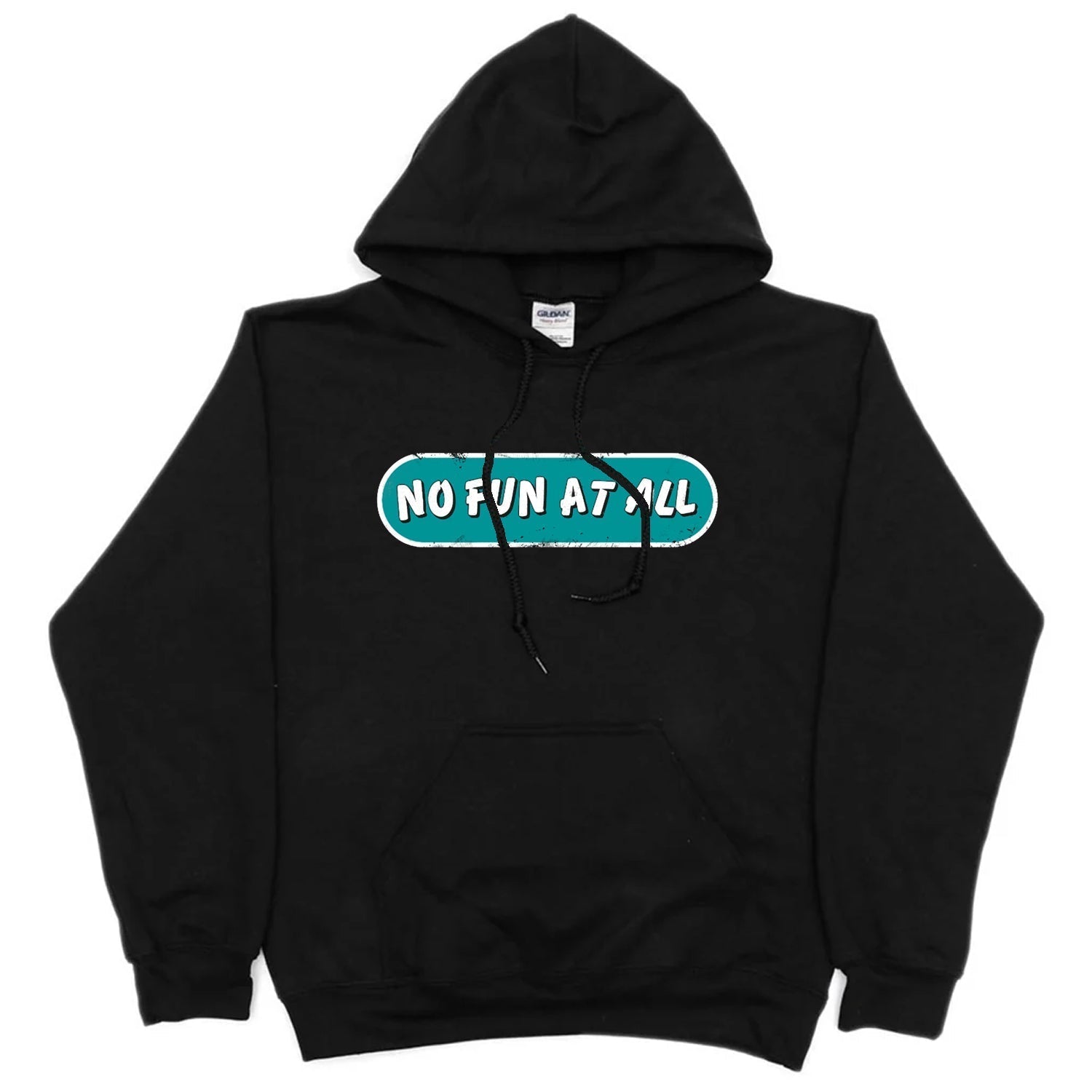Blue Logo Hoodie (Black) T-Shirts, Sweatshirt | CoreVibeTees.com (Image 1)