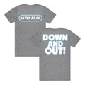 Down And Out Tee (Grey Marle) Hoodie, Sweatshirt | CoreVibeTees.com