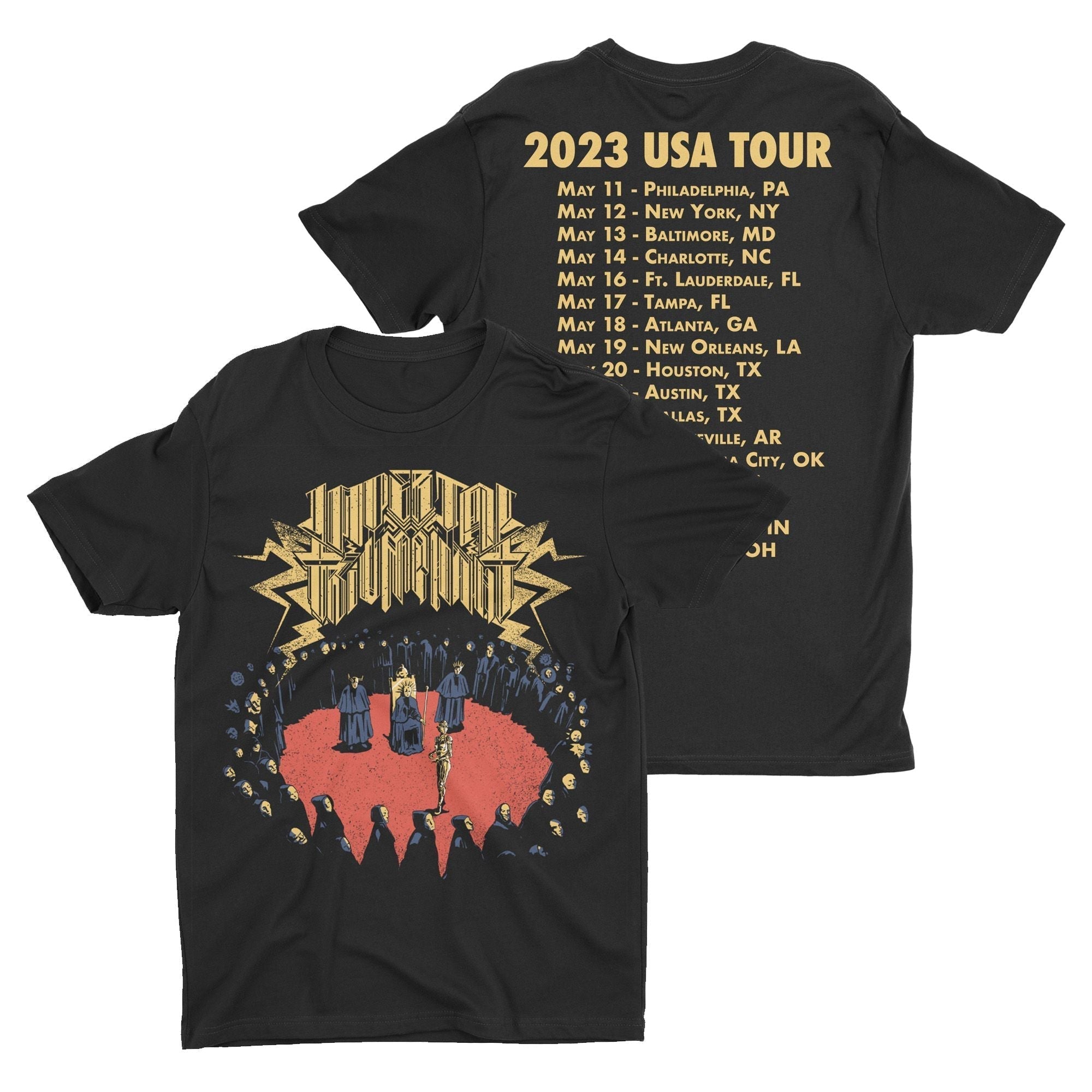 Imperial Triumphant - Eyes Wide Shut 2023 Tour t-shirt Hoodie, Sweatshirt | CoreVibeTees.com (Image 1)