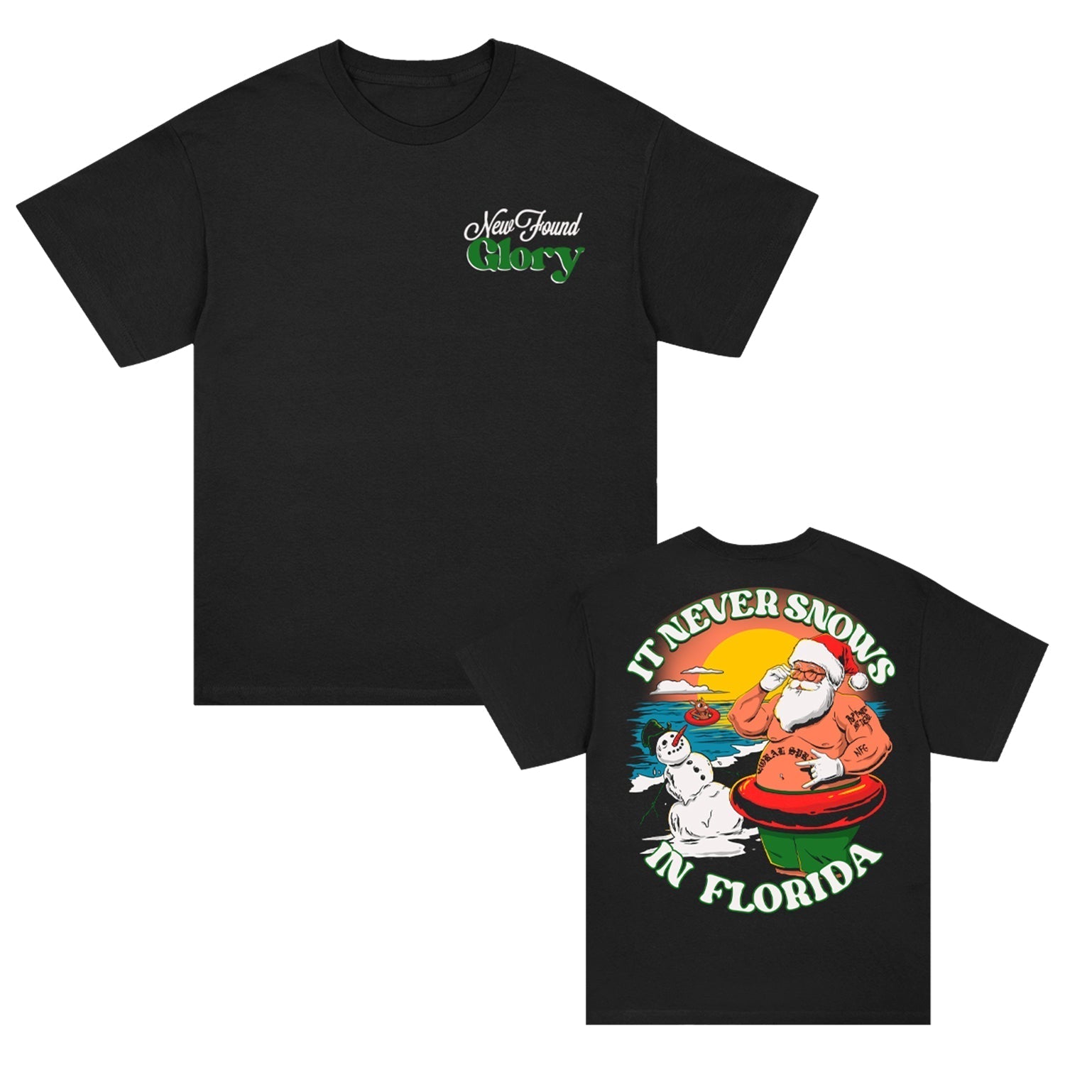 It Never Snows In Florida 2024 T-Shirt (Black) Hoodie, Sweatshirt | CoreVibeTees.com