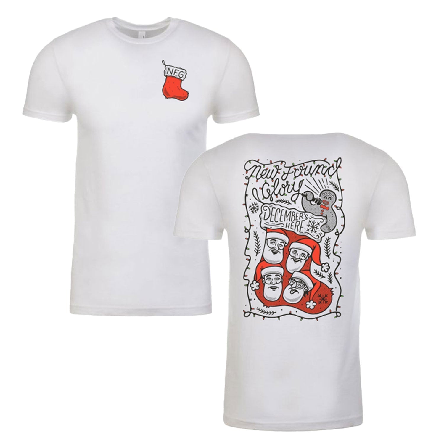 Stocking T-Shirt (White) Hoodie, Sweatshirt | CoreVibeTees.com